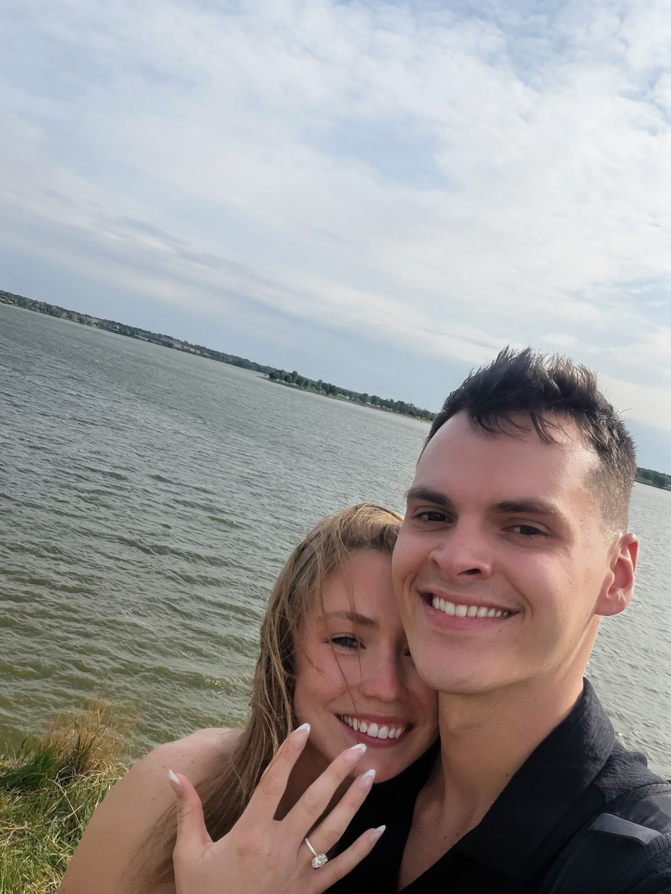 Abigail and Micah after the proposal